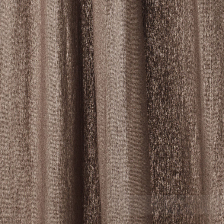 Vorhang Vinstra, Braun & Beige, 100% Leinen | Hochwertige Wohnaccessoires