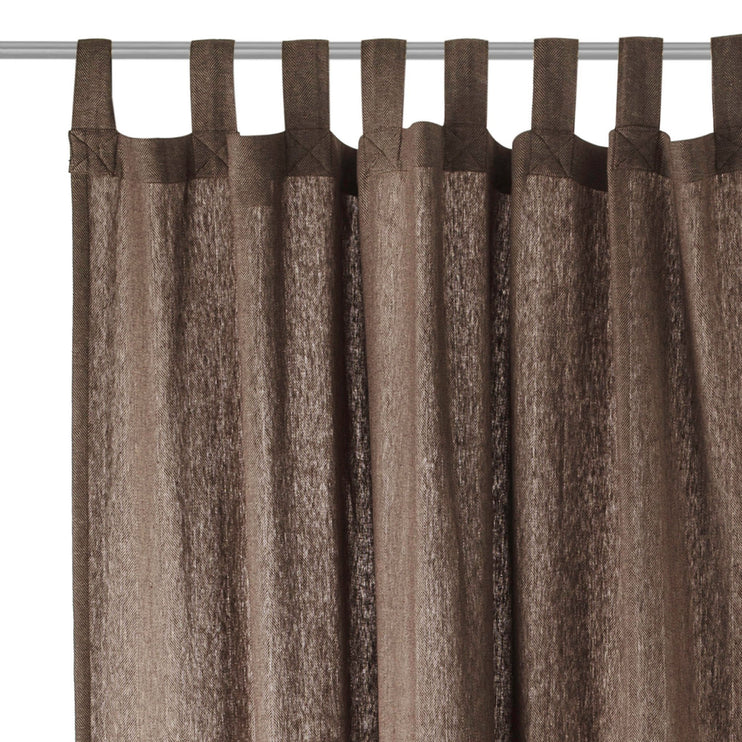 Vorhang Vinstra, Braun & Beige, 100% Leinen | URBANARA Vorhänge & Gardinen