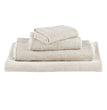Gemischtes Handtuch Set Kotra, Beige & Elfenbein, 50% Leinen & 50% Baumwolle