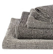 Gemischtes Handtuch Set Kotra, Schwarz & Beige, 50% Leinen & 50% Baumwolle | Hochwertige Wohnaccessoires