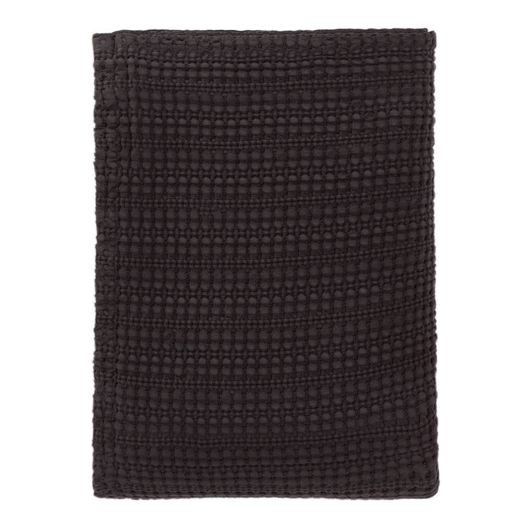 Tagesdecke Anadia Anthrazit, 100% Baumwolle