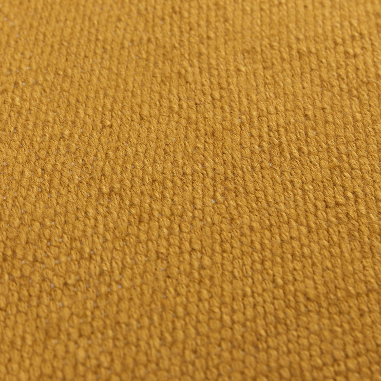 Teppich Udaka Senfgelb, 100% PET | Hochwertige Wohnaccessoires