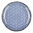 Teller Onuma, Weiß & Blau, 100% Keramik