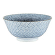 Schale Onuma, Weiß & Blau, 100% Keramik