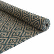 Teppich Dasheri, Petrol, 100% Jute | URBANARA Juteteppiche
