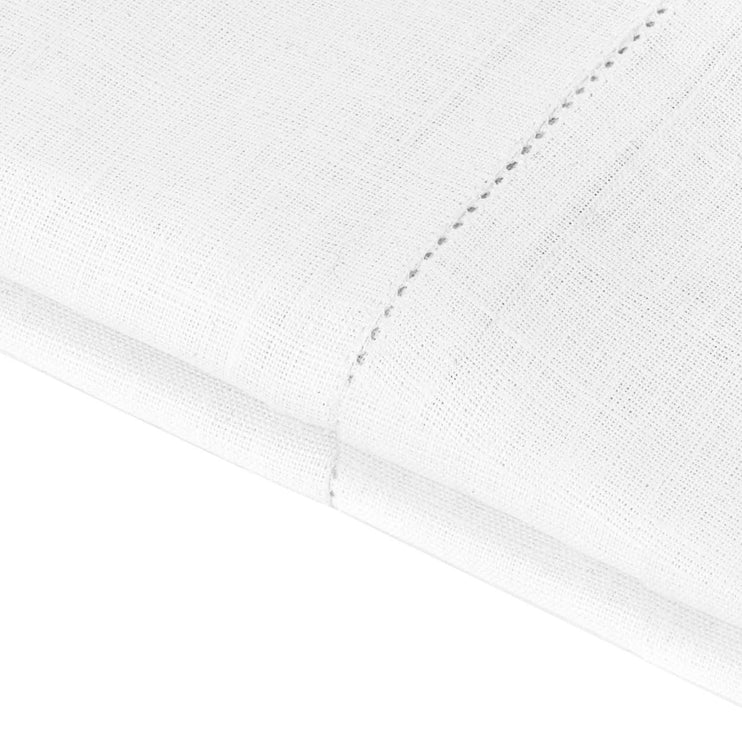 Tischdecke Cavaillon, Weiß, 100% Leinen | URBANARA Tischdecken