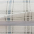 Bettdeckenbezug Kotja, Olivgrün & Hellgrau & Creme, 100% Flanell | URBANARA Flanell-Bettwäsche