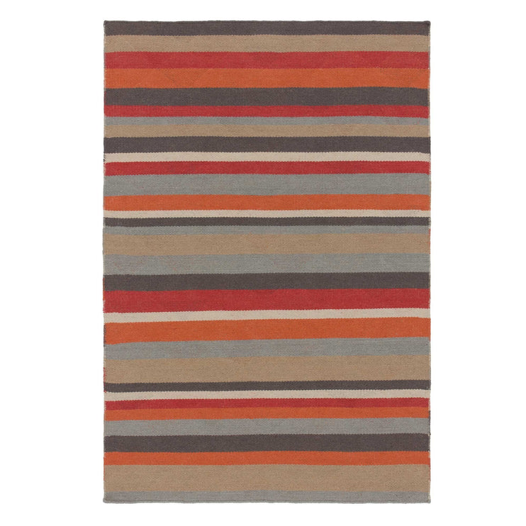 Teppich Barli, Orange, 50% Schurwolle & 50% Baumwolle | Hochwertige Wohnaccessoires
