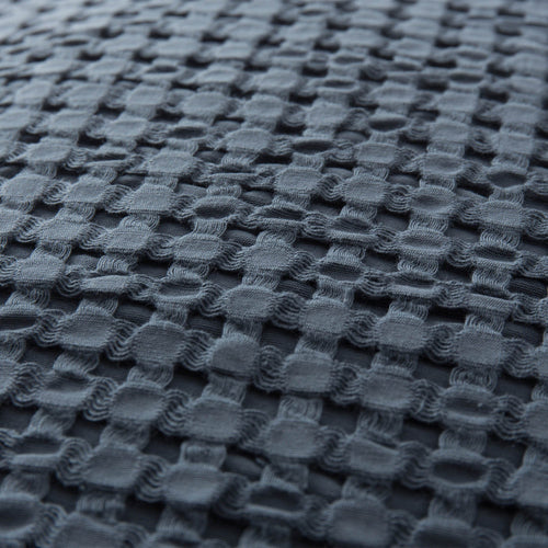 Kissenhülle Veiros, Blaugrau, 100% Baumwolle | Hochwertige Wohnaccessoires