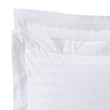 Satin-Bettwäsche Como Weiß, 100% Baumwolle | URBANARA Bettwäsche in Übergröße