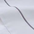 Bettdeckenbezug Karakol, Weiß & Grau, 100% Baumwolle | Hochwertige Wohnaccessoires