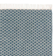Läufer Loni, Blau & Eierschale, 100% Wolle | URBANARA Läufer