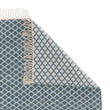 Läufer Loni, Blau & Eierschale, 100% Wolle