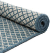 Läufer Loni in Blau & Eierschale aus 100% Wolle | Entdecken Sie unsere schönsten Wohnaccessoires