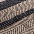 Teppich Alto, Anthrazit & Beige & Hellbraun, 35% Wolle & 35% Baumwolle & 30% Viskose | Hochwertige Wohnaccessoires