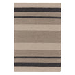 Teppich Alto, Anthrazit & Beige & Hellbraun, 35% Wolle & 35% Baumwolle & 30% Viskose | URBANARA Wollteppiche