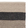 Teppich Alto, Anthrazit & Beige & Hellbraun, 35% Wolle & 35% Baumwolle & 30% Viskose