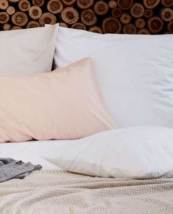 Manteigas pillowcase, white, 100% organic cotton |High quality homewares
