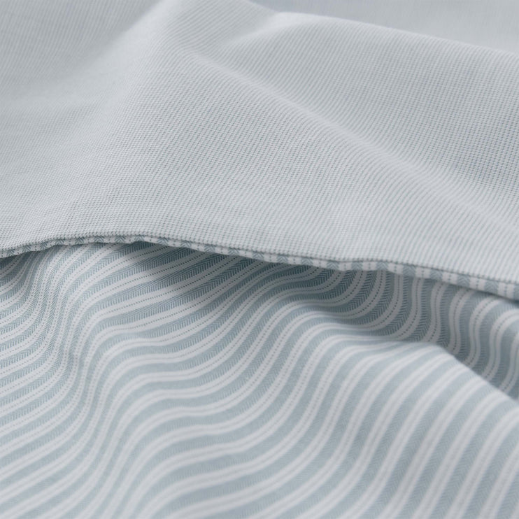 Bettdeckenbezug Izeda, Grün & Weiß, 100% Baumwolle | Hochwertige Wohnaccessoires