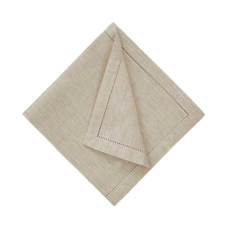 Serviette Cavaillon Gold & Natur, 87% Leinen & 13% Lurex | URBANARA Weihnachtsdekoration