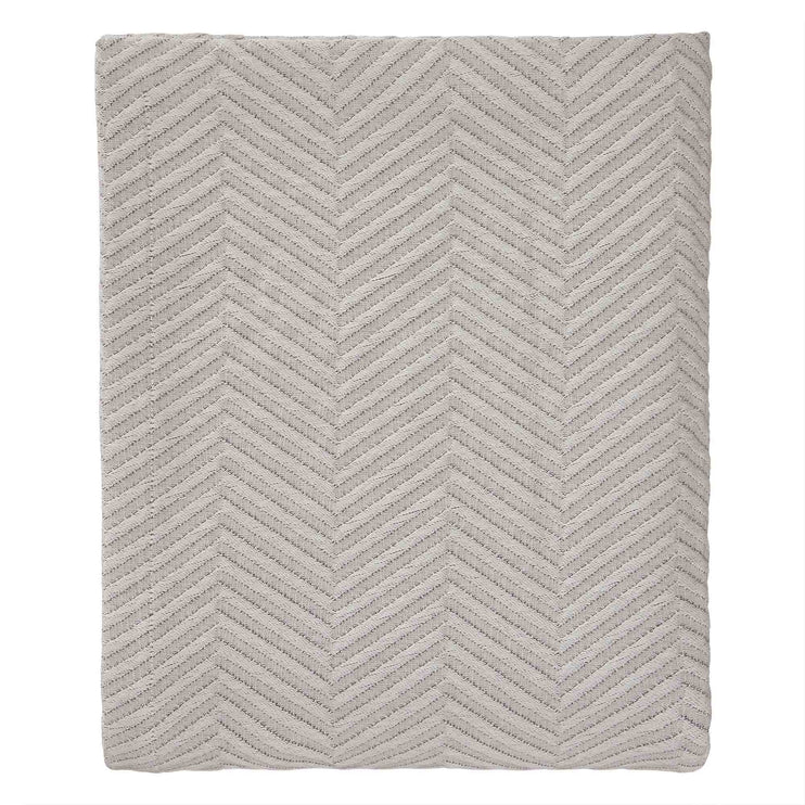 Tagesdecke Lixa, Grau-Melange, 100% Baumwolle