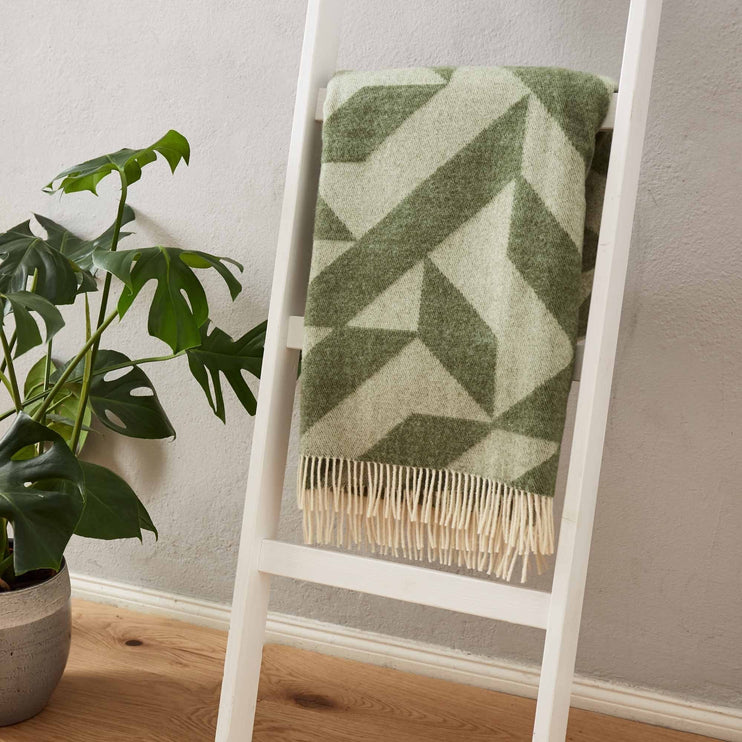 Decke Farumin Grün & Creme | Schöne Ideen für Ihr Zuhause | URBANARA