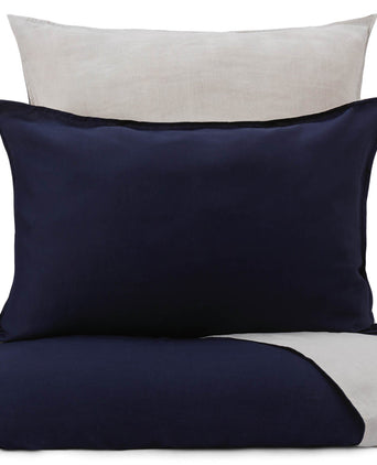 Kissenbezug Cercosain Dunkelblau & Natur | Schöne Ideen für Ihr Zuhause | URBANARA