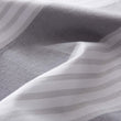 Kissenbezug Beja, Grau & Hellgrau & Weiß, 100% Baumwolle | URBANARA Perkal-Bettwäsche