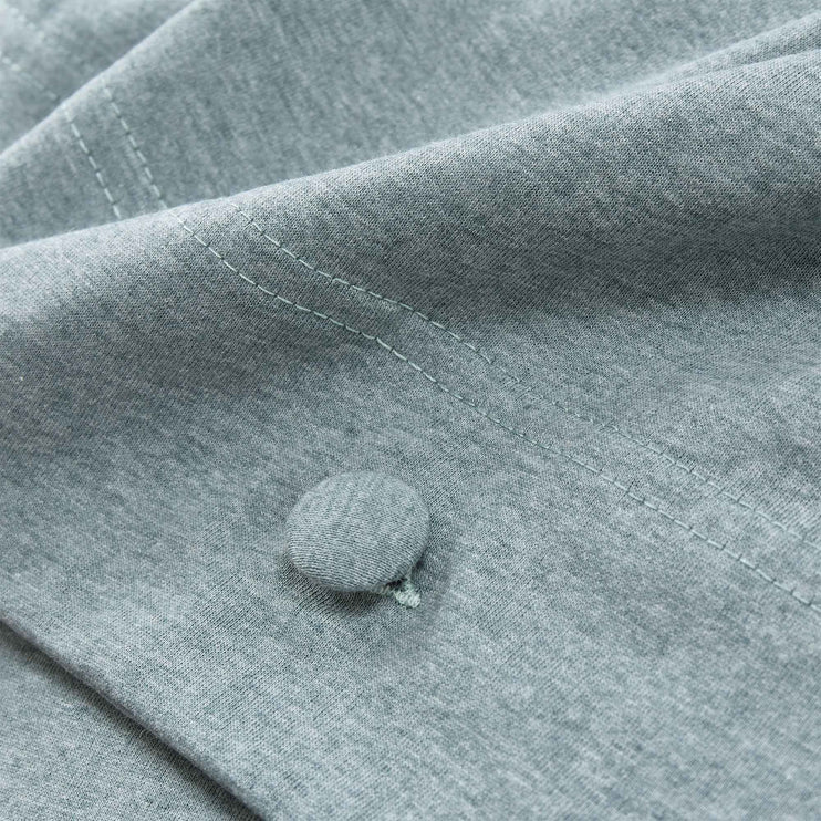 Kissenbezug Sabugal in Helles Graugrün-Melange aus 100% Baumwolle | Entdecken Sie unsere schönsten Wohnaccessoires