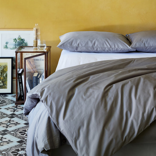 Bettdeckenbezug Millauin Grau | Schöne Ideen für Ihr Zuhause | URBANARA