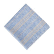 Serviette Lusis, Hellblau & Natur, 100% Leinen