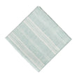 Serviette Lusis, Minzgrün & Weiß, 100% Leinen
