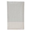 Tagesdecke Kadan, Creme & Graugrün, 50% Leinen & 50% Baumwolle