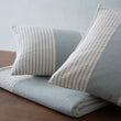 Kissenhülle Kadan, Graugrün & Creme, 50% Leinen & 50% Baumwolle | URBANARA Kissenhüllen