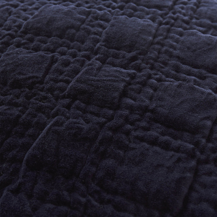 Kissenhülle Samana, Dunkelblau, 100% Baumwolle | Hochwertige Wohnaccessoires