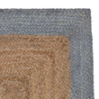 Läufer Nandi, Natur & Helles Graublau, 100% Jute