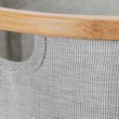 Aufbewahrung Champa, Schwarz & Weiß & Braun, 75% Polyester & 25% Baumwolle | URBANARA Aufbewahrungskörbe