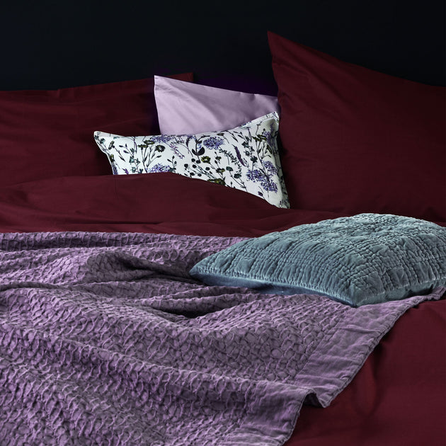 Bettdeckenbezug Perpignanin Rubinrot | Schöne Ideen für Ihr Zuhause | URBANARA