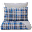 Kissenbezug Cabril, Natur & Blau & Schwarz, 100% Baumwolle
