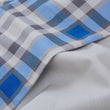 Kissenbezug Cabril, Natur & Blau & Schwarz, 100% Baumwolle | URBANARA Renforcé-Bettwäsche