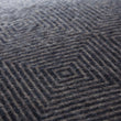 Kissenhülle Gotland Dia Dunkelblau & Grau, 100% Schurwolle | Hochwertige Wohnaccessoires