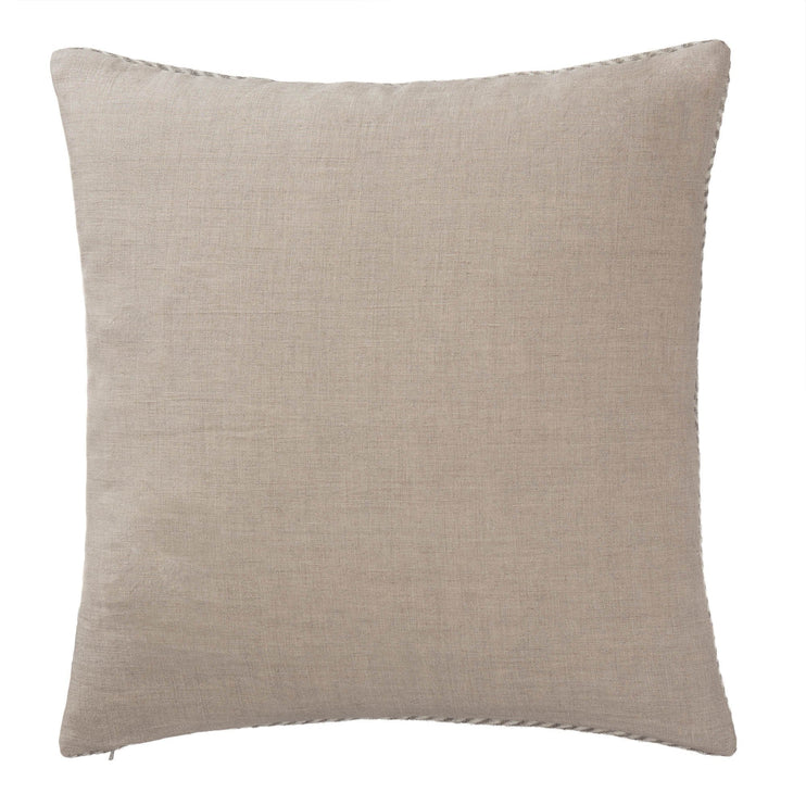 Kissenhülle Gotland Grau & Creme, 100% Schurwolle | Hochwertige Wohnaccessoires