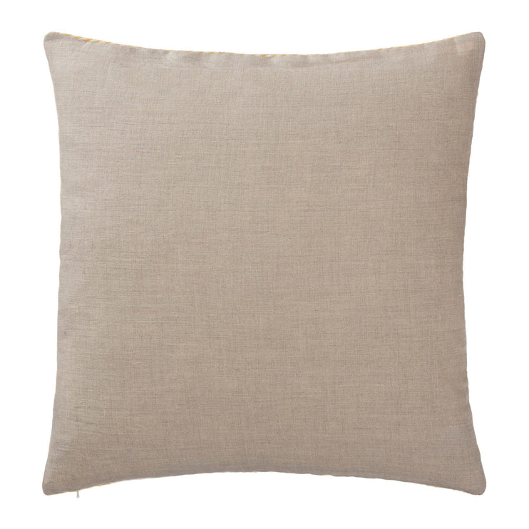 Kissenhülle Gotland, Senfgelb & Creme, 100% Wolle & 100% Leinen | Hochwertige Wohnaccessoires