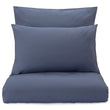Bettdeckenbezug Manteigas, Dunkles Graublau, 100% Bio-Baumwolle