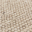 Teppich Ravi Naturweiß, 70% Schurwolle & 30% Viskose & 100% Baumwolle | Hochwertige Wohnaccessoires