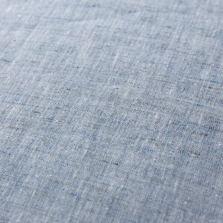 Kissenhülle Sameiro, Dunkles Graublau & Weiß, 100% Leinen | Hochwertige Wohnaccessoires