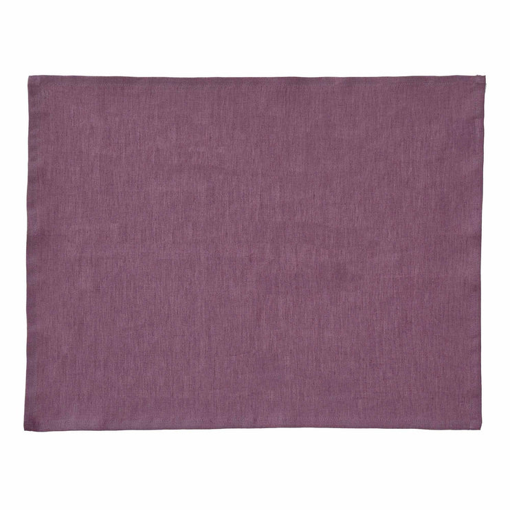 Tischläufer Teis in Aubergine aus 100% Leinen | Entdecken Sie unsere schönsten Wohnaccessoires