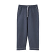 Pyjama Alva in Dunkles Graublau & Weiß aus 100% Bio-Baumwolle | Entdecken Sie unsere schönsten Wohnaccessoires