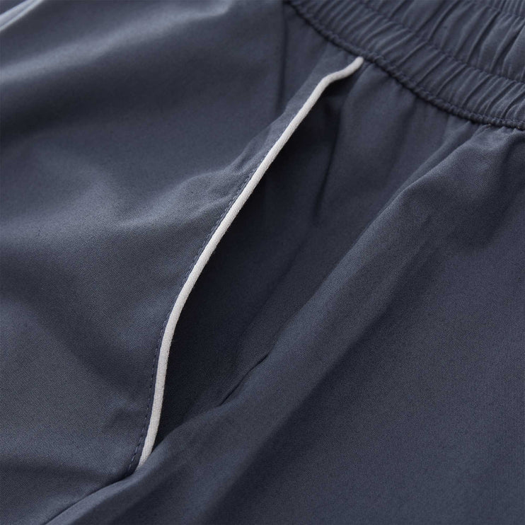 Pyjamahose Alva [Dunkles Graublau/Weiß]