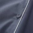 Pyjama Alva in Dunkles Graublau & Weiß aus 100% Bio-Baumwolle | Entdecken Sie unsere schönsten Wohnaccessoires